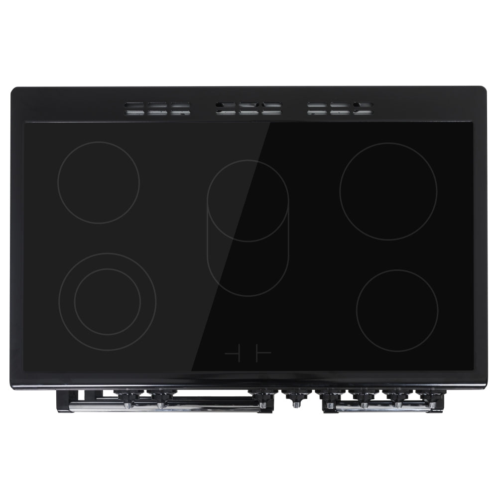 Creda C90RCCCBL 90cm Contemporary Electric Range Cooker Black