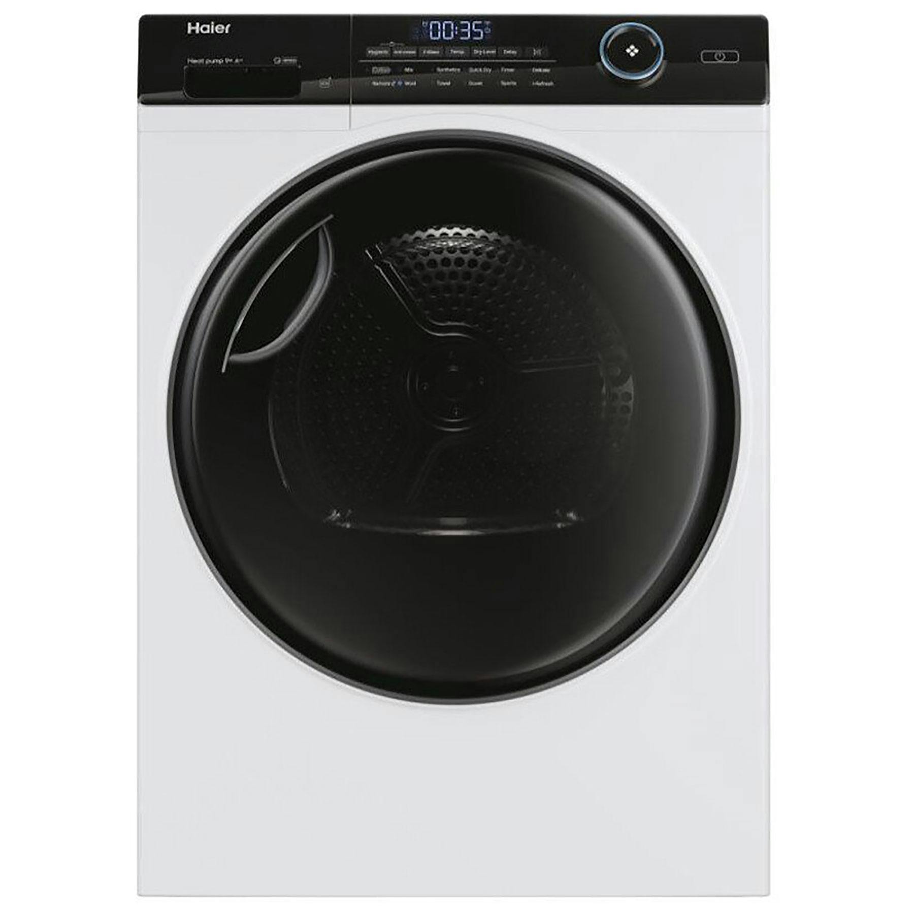 Haier HD90-A2959 Tumble Dryer 9kg Heat Pump White GRADE A