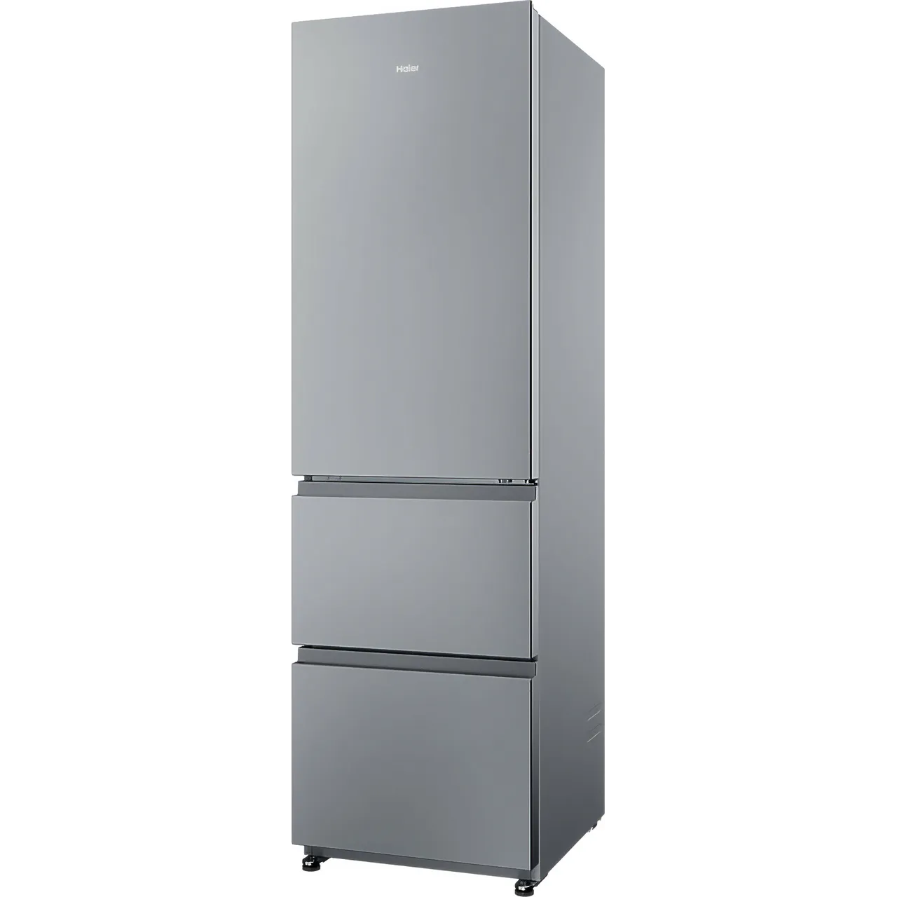 Haier HTR3518ENMXK Fridge Freezer 3D Combi 55cm Stainless Steel  Effect GRADE B