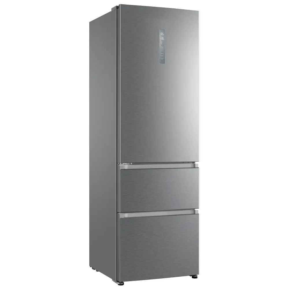 Haier HTR3619FNMP MyZone Fridge Freezer 60cm Frost Free Silver