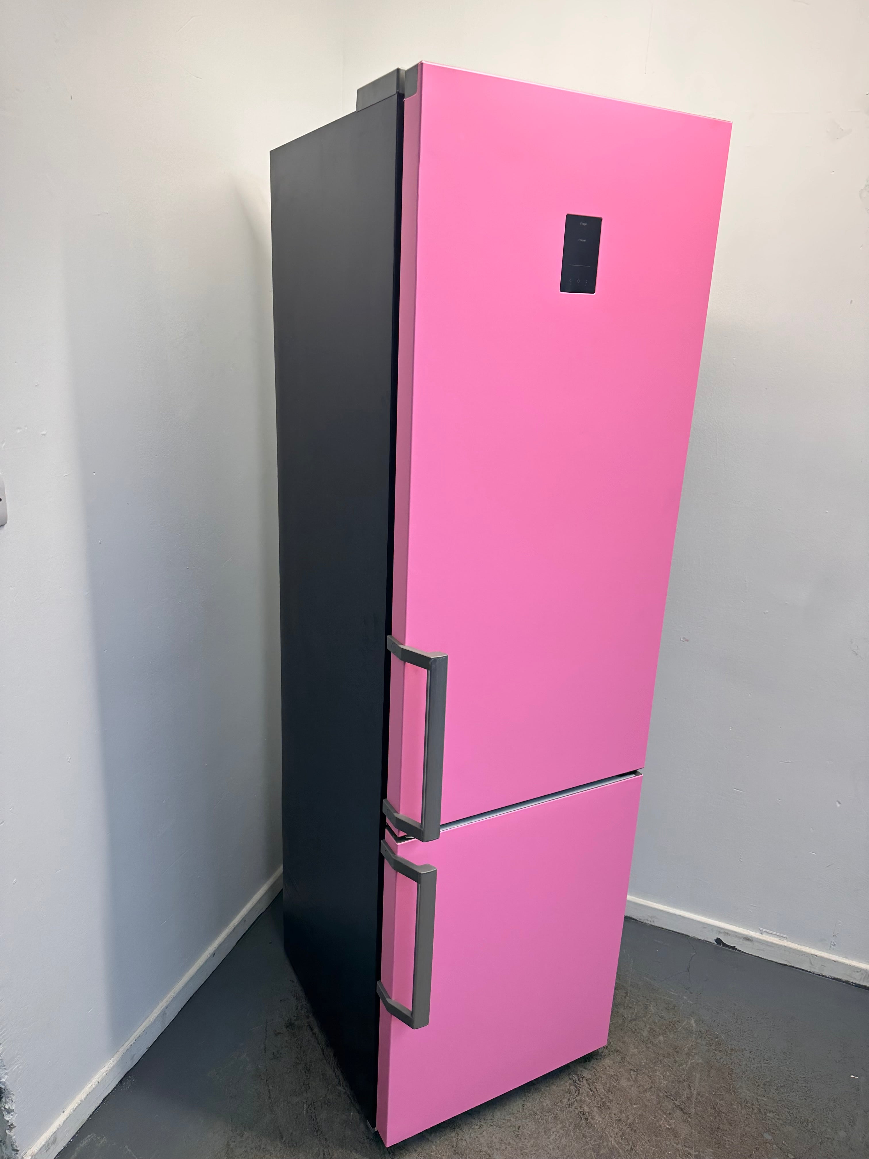 Samsung RB38T665 Fridge Freezer Freestanding Frost Free Bespoke Bubblegum Pink