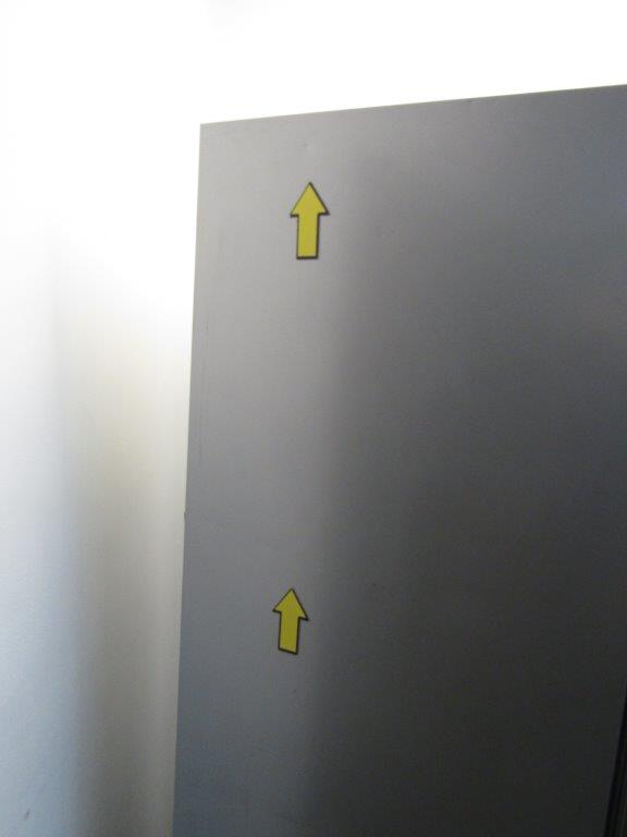 AEG RCB632E2MX 60cm Frost Free Fridge Freezer in Stainless Steel GRADE B