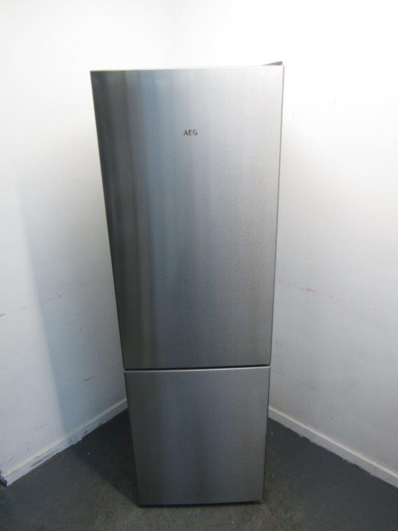 AEG RCB632E2MX 60cm Frost Free Fridge Freezer in Stainless Steel GRADE B