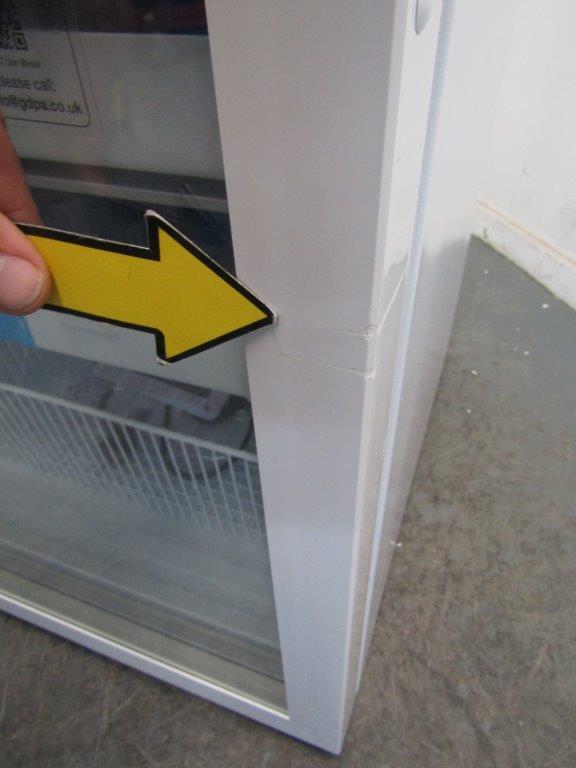 Lec PPGR158BT-DWP Pharmacy Plus Refrigerator Glass Door 158L White GRADE B