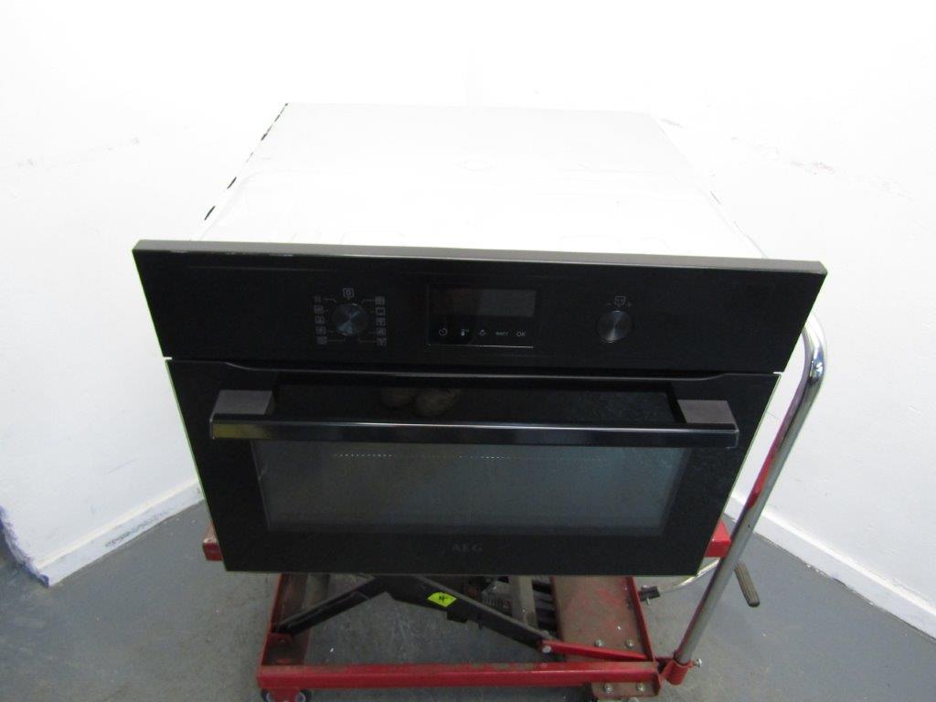 AEG KMX365060B Combi Integrated Microwave and Oven Black GRADE B