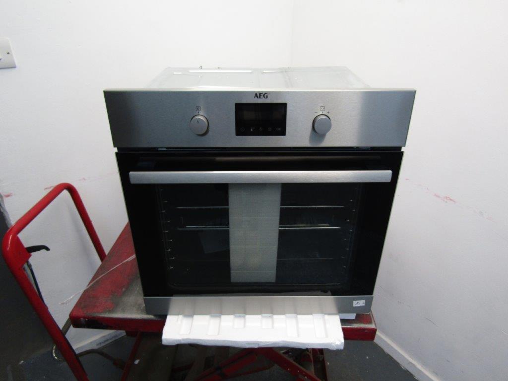 AEG BPS355061M Single Oven Built in Electric  in Stainless Steel GRADE A