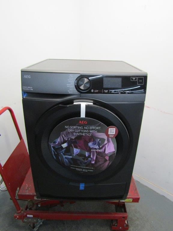 AEG TR749GU4B Tumble Dryer 9kg Heat Pump in Dark Silver GRADE A