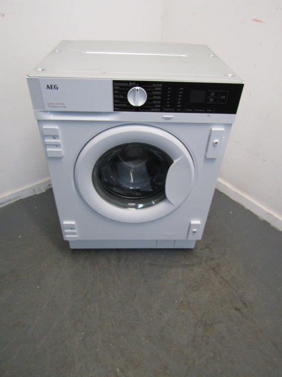 AEG LFX6G7434BI Washing Machine Integrated 7kg 1400rpm in White GRADE A