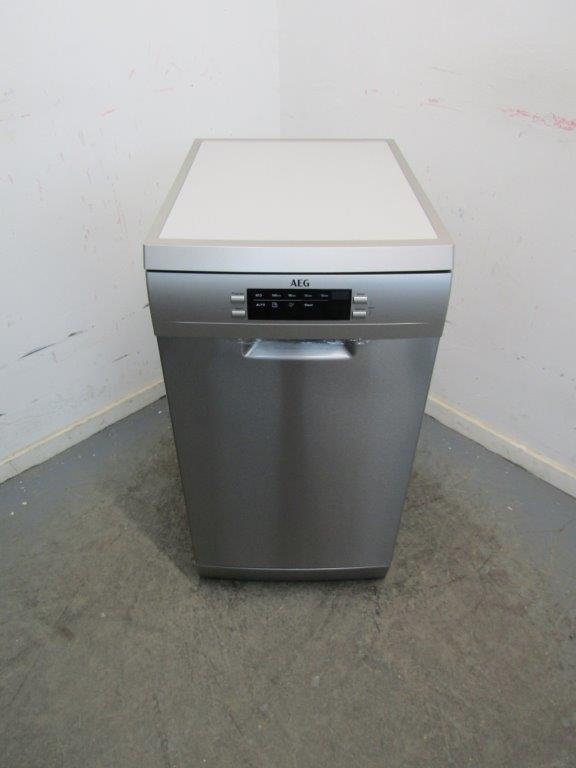 AEG FFB73527ZM Slimline Dishwasher Freestanding Stainless Steel GRADE A