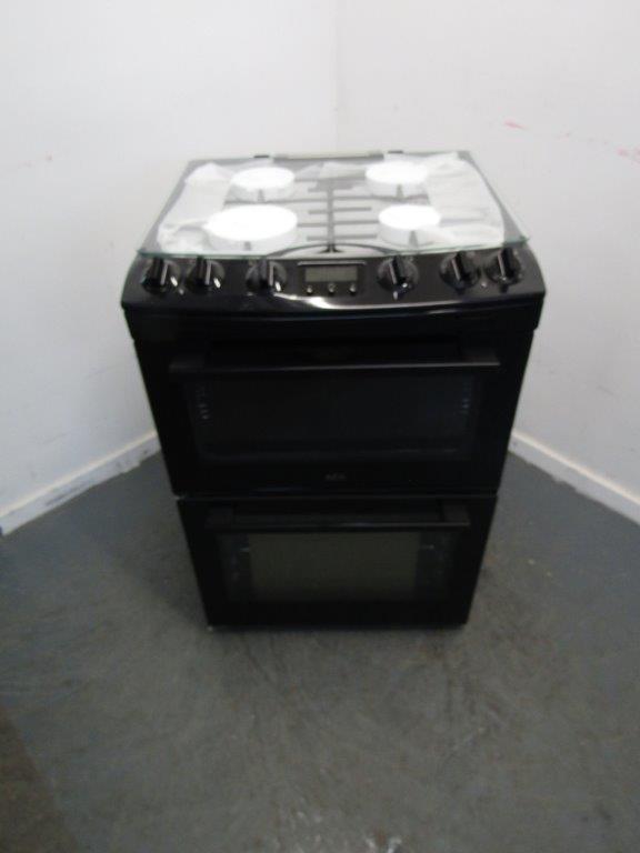 AEG CKX6540ACB Cooker Dual Fuel 60cm in Black GRADE B