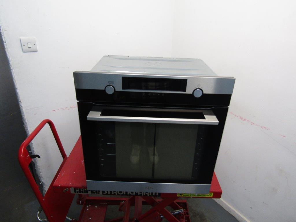 AEG BPK55636PM Single Oven Steam Pyrolytic Electric Stainless Steel GRADE B