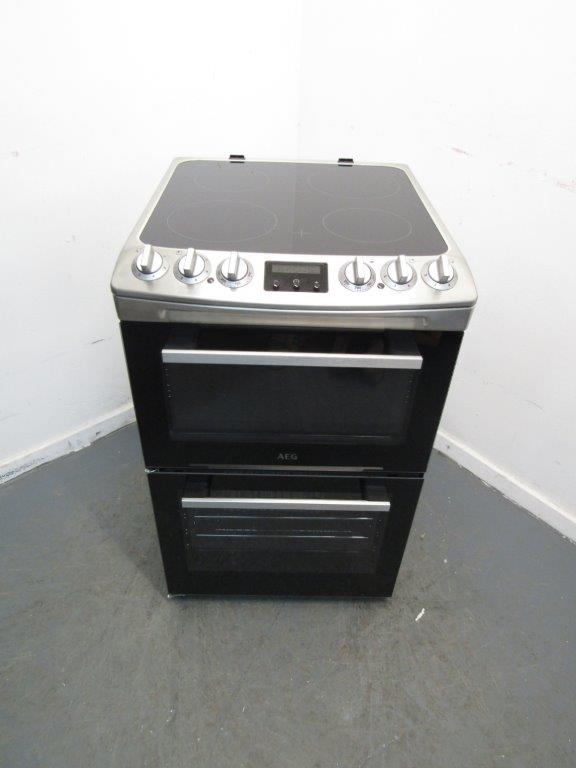 AEG CCX1530ACM Electric Cooker 55cm Ceramic Stainless Steel REFURBISHED