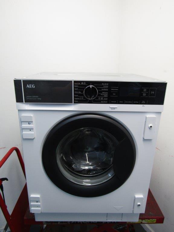 AEG LF8E8436BI Washing Machine Integrated 8kg 1400rpm White GRADE A