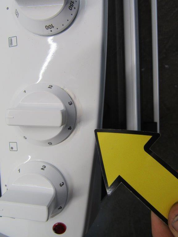 Zanussi ZCV66250WA 60cm Electric Cooker with Ceramic Hob in White REFURBISHED