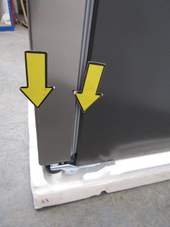 AEG RXB659E6NU Fridge Freezer American in Stainless Steel GRADE A