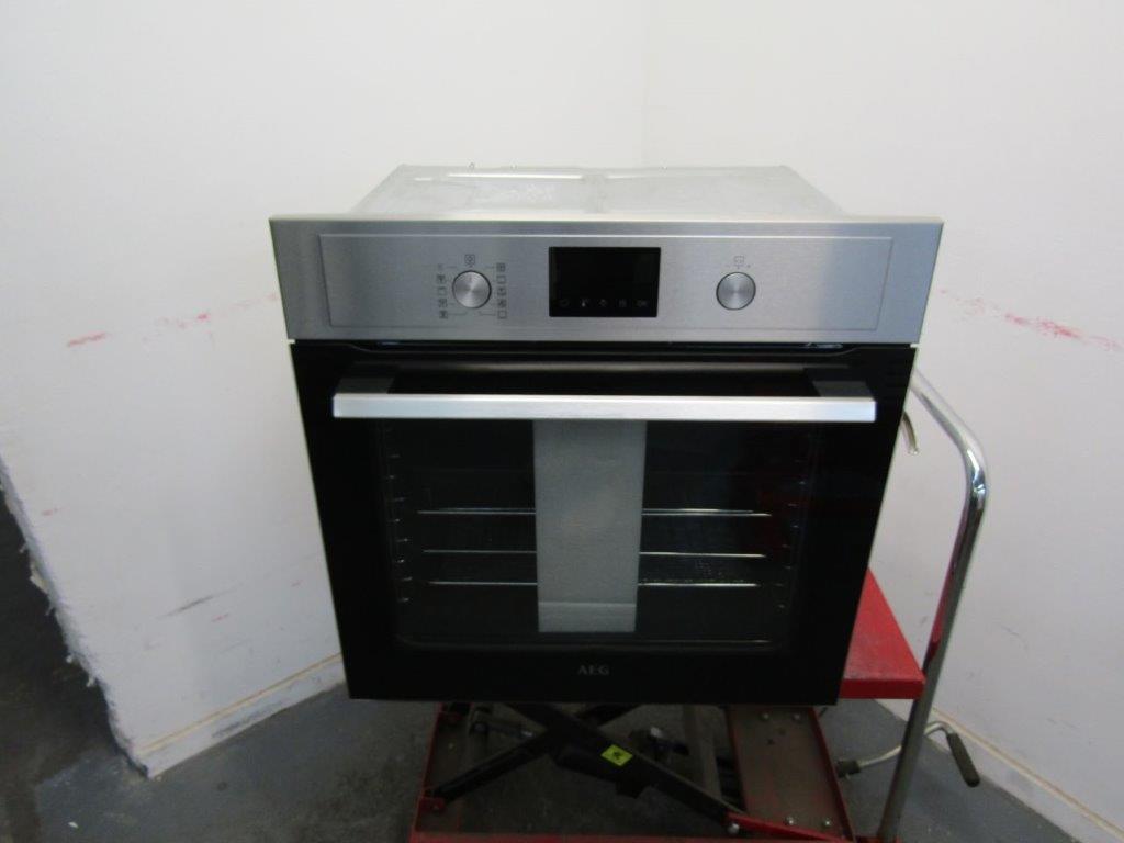 AEG BPX535A61M Single Oven Electric Built in Pyrolytic Stainless Steel GRADE A