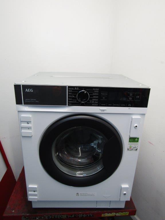 AEG LF8E8436BI Washing Machine Integrated Power 8kg 1400rpm White GRADE B