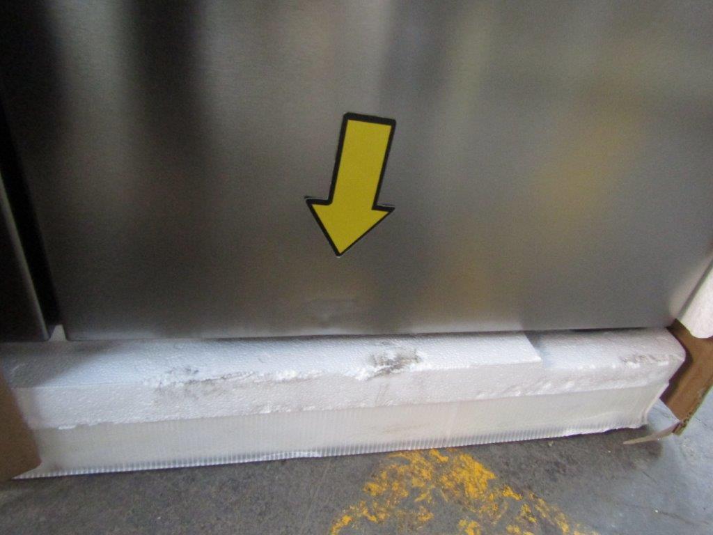 Haier Cube 90 Series 5 HCR5919EHMP 4 Door Fridge Freezer in Platinum Inox GRADE B