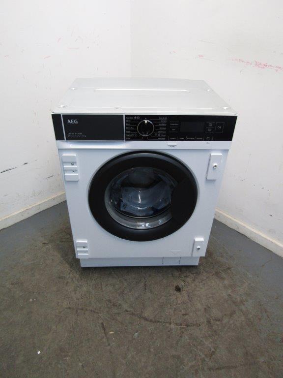 AEG LF8E8436BI Washing Machine Integrated 8kg 1400rpm White GRADE A