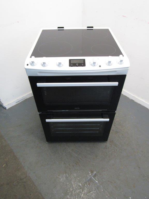 AEG CCX6540ACW Ceramic Cooker 60cm in White GRADE B