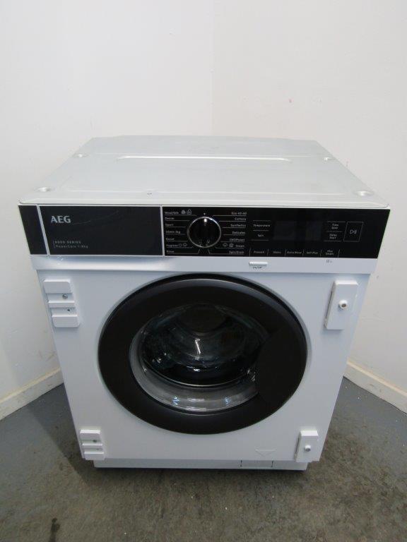AEG LF8E8436BI Washing Machine Integrated Power 8kg 1400rpm White GRADE B