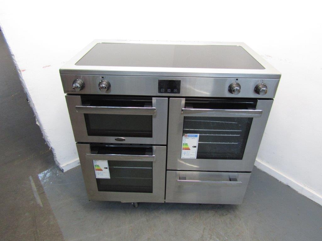 Belling Cookcentre 100Ei Range Cooker 100cm Induction Stainless Steel GRADE B