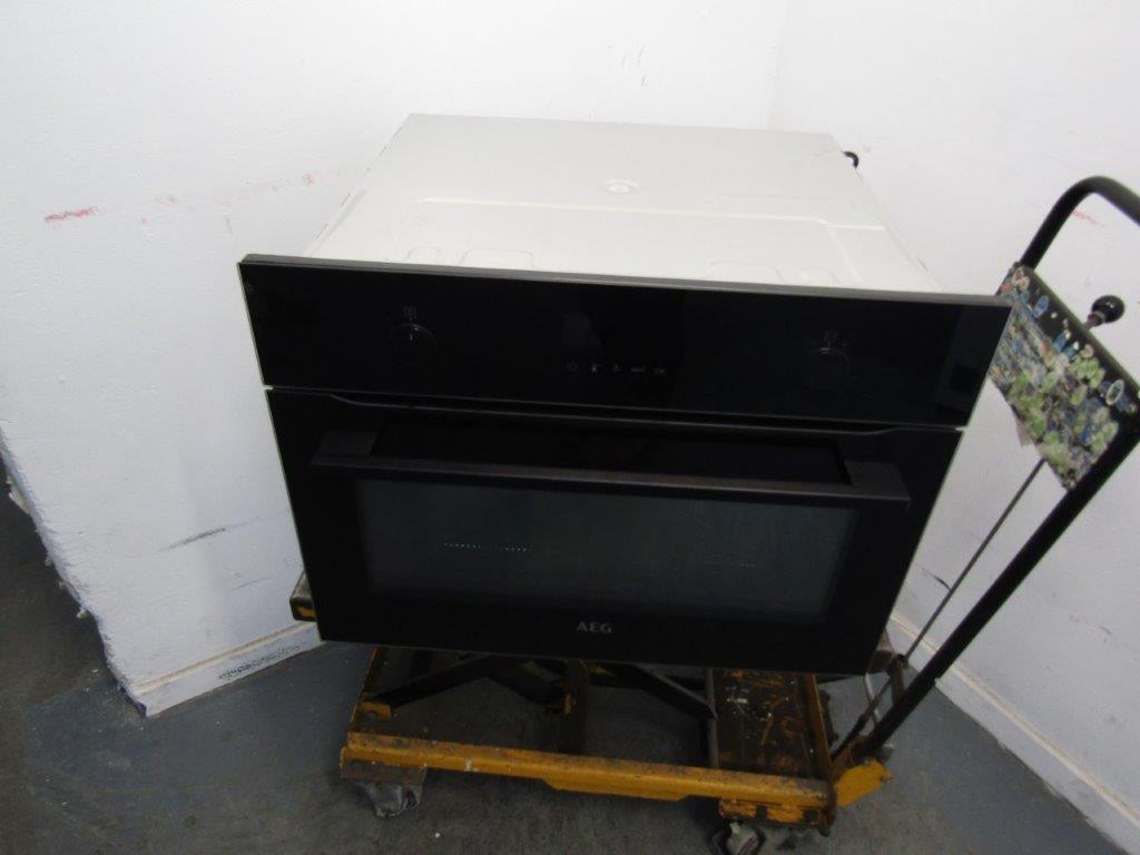 AEG KMK565060B Microwave Oven Combi Built In Black GRADE B