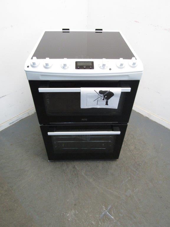 AEG CIX6540ACW 60cm Electric Cooker with Induction Hob in White GRADE A