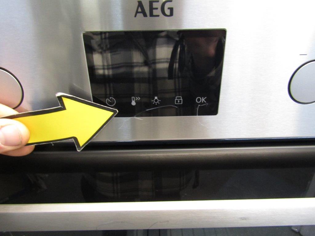AEG BPS355061M Single Oven Built in Electric  in Stainless Steel GRADE B