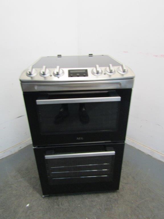 AEG CCX1530ACM Electric Cooker 55cm Ceramic Stainless Steel GRADE B