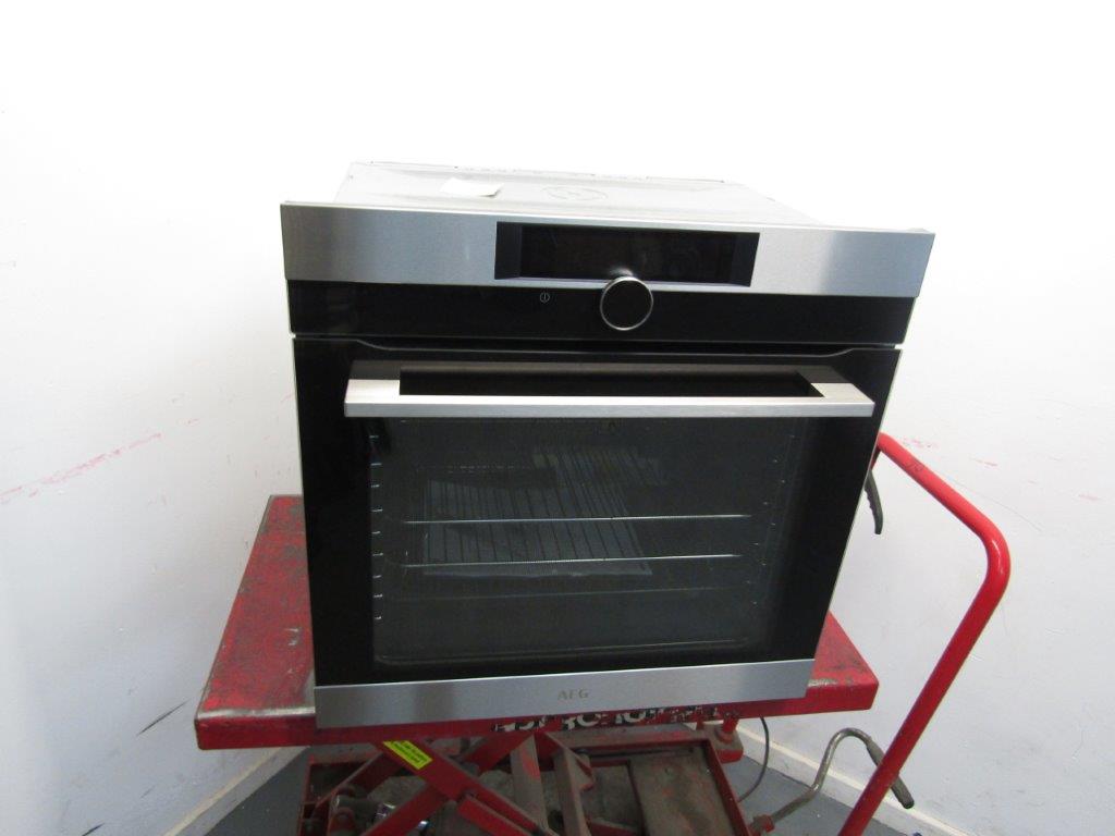 AEG BPK948330M Single Oven Built In Electric Pyrolytic Stainless Steel GRADE A