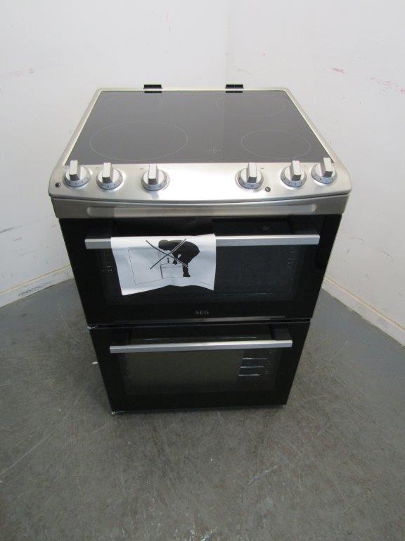 AEG CCX6501ACM Electric Cooker 60cm Ceramic Stainless Steel GRADE A