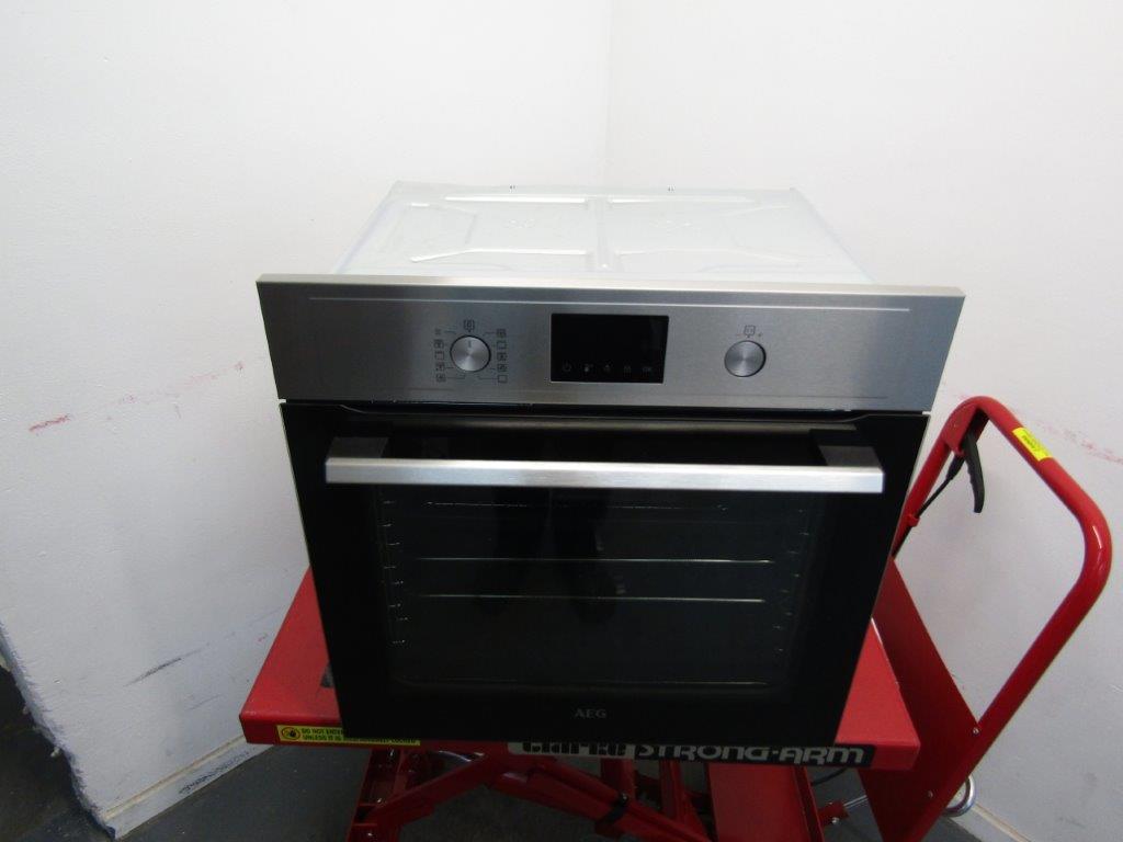 AEG BPX535061M Single Oven Electric Built in Pyrolytic Stainless Steel GRADE A
