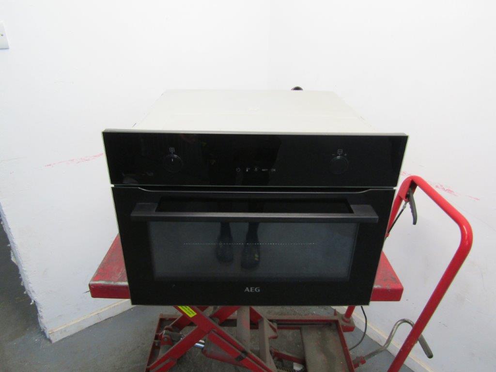 AEG KMK565060B Microwave Oven Combi Built In Black GRADE B