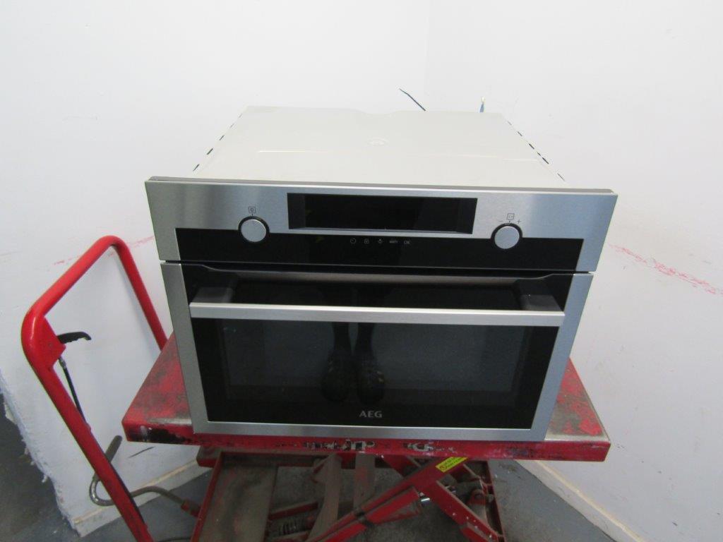 AEG KME525800M Integrated Microwave and Grill in Stainless Steel GRADE A