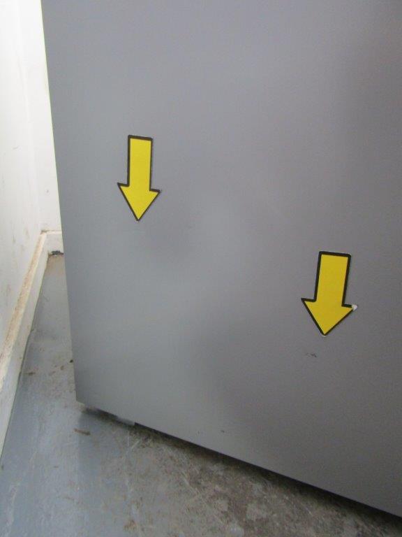 AEG RTB515E1AU Undercounter Fridge in Silver Grade A