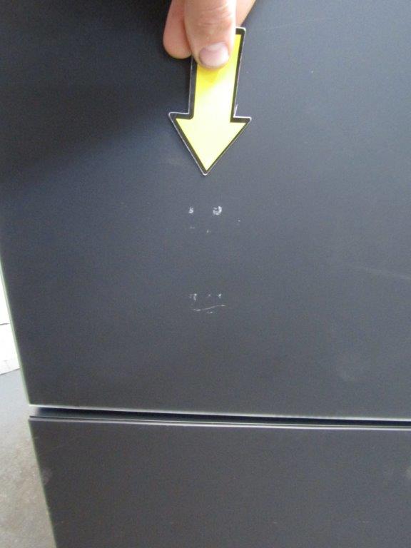 AEG RCB732E7MG Fridge Freezer Frost Free Matt Black Glass REFURBISHED