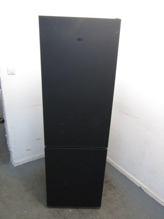 AEG RCB732E7MG Fridge Freezer Frost Free Matt Black Glass REFURBISHED