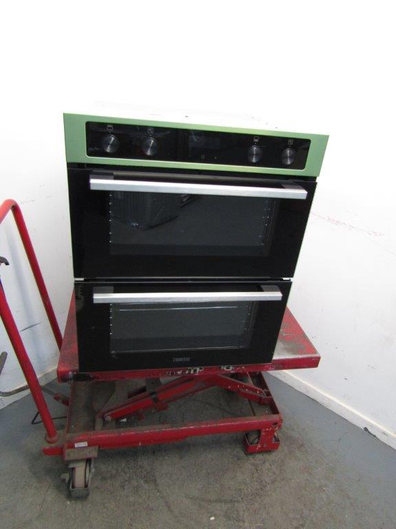 Zanussi ZPCNA4X1 Double Oven Built Under Stainless Steel GRADE A