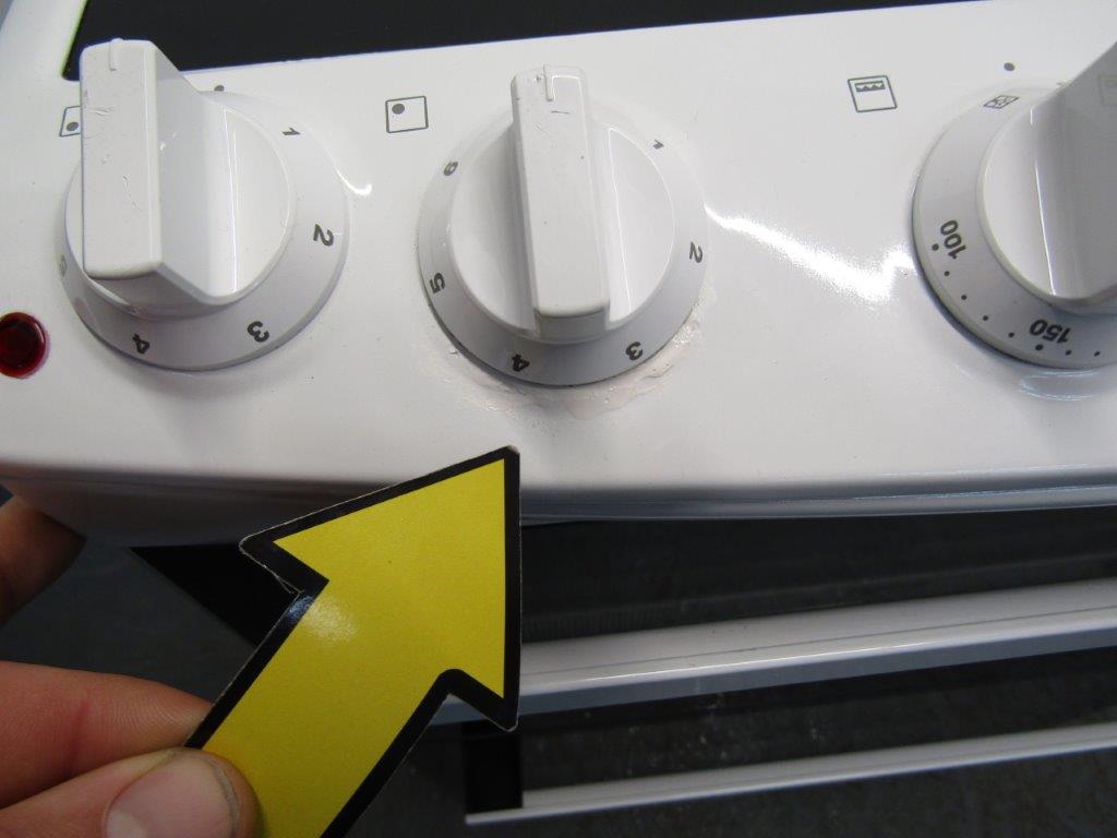 Zanussi ZCV66250WA Electric Cooker 60cm with Ceramic Hob in White GRADE B