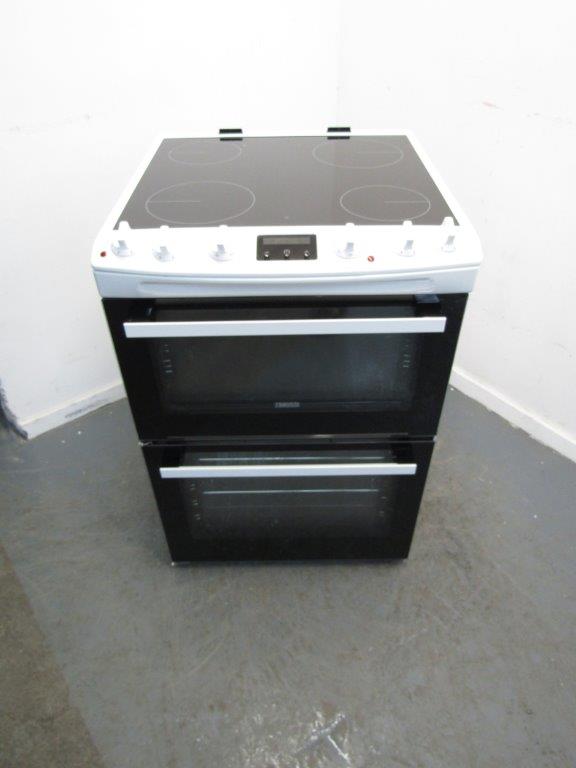Zanussi ZCV66250WA Electric Cooker 60cm with Ceramic Hob in White GRADE B