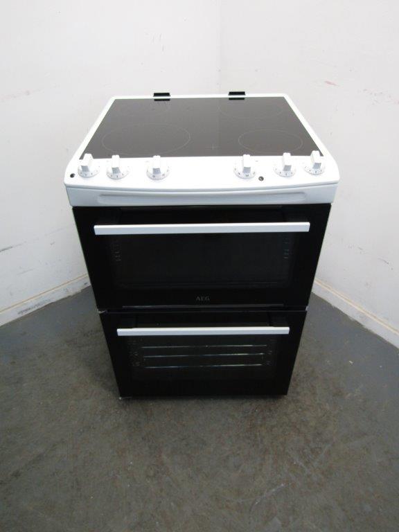 AEG CCX6501ACW Electric Cooker 60cm Ceramic in White REFURBISHED