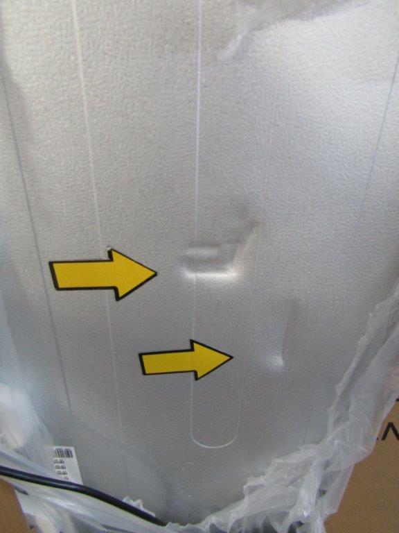 Haier HFKR7819DWGB Spacefit 4 Door Fridge Freezer Obsidian Black GRADE A