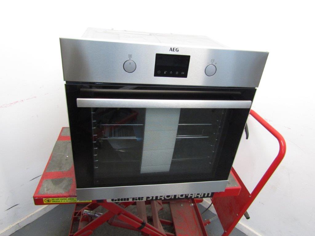 AEG BEK33506HM Single Oven Electric Built in Stainless Steel GRADE A