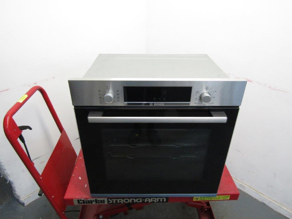 Bosch HBS573BS0B Single Oven Electric Pyrolytic Stainless Steel GRADE A