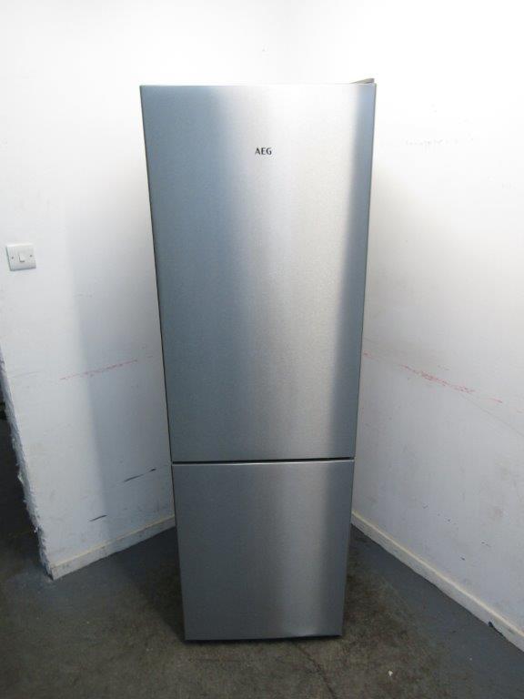 AEG RCB632E2MX 60cm Frost Free Fridge Freezer in Stainless Steel GRADE B