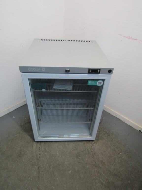 CoolMed CMG125 Pharmacy Refrigerator Glass Door in White GRADE B
