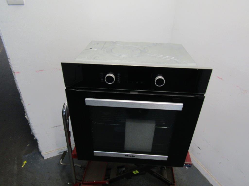 Miele H2465BP Single Built In Electric Oven Stainless Steel / Obsidian Black GRADE B