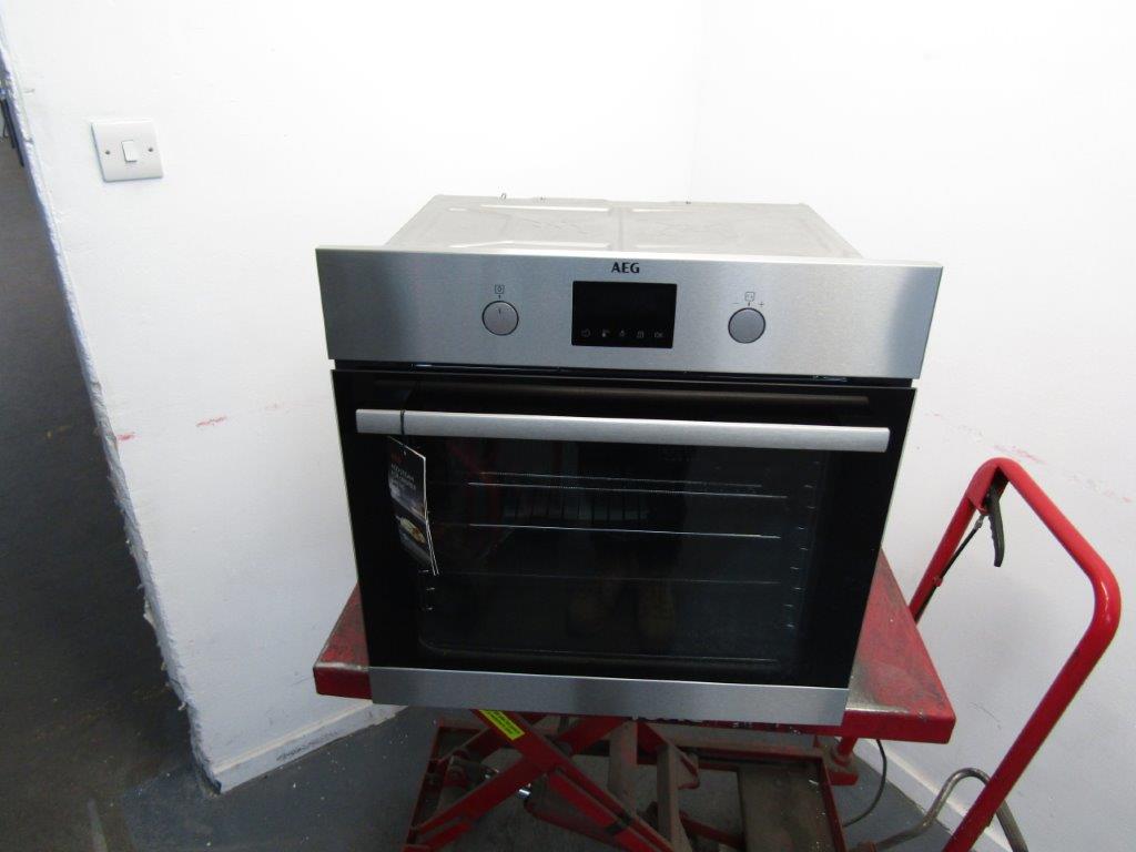 AEG BPS355061M Single Oven Built in Electric  in Stainless Steel GRADE B
