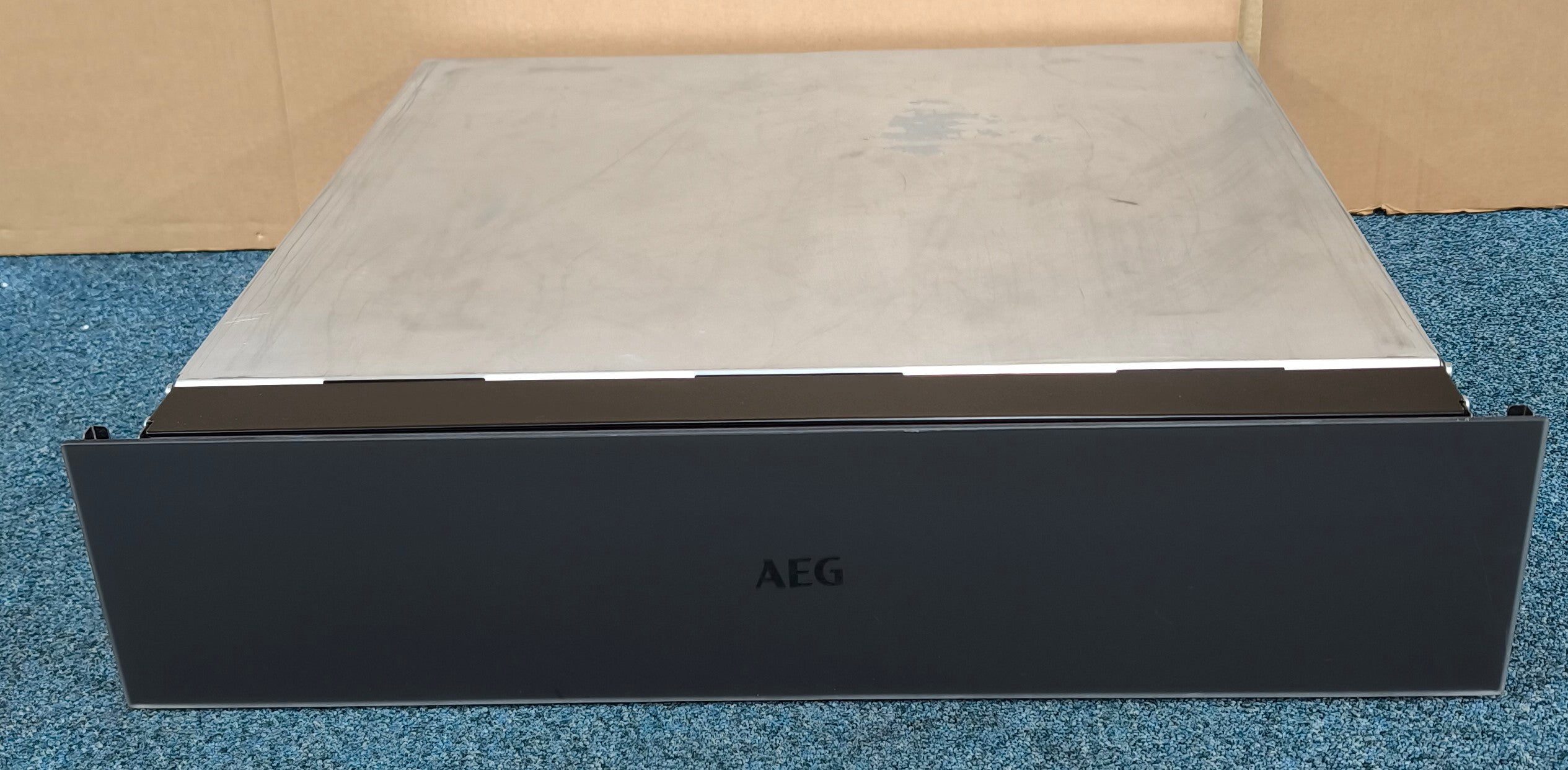 AEG KDK911424T Warming Drawer 14cm in Matt Black GRADE B